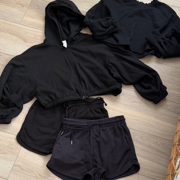 H&M Charcoal Zip-Up Hoodie 4 pieces - Picture 1 of 11